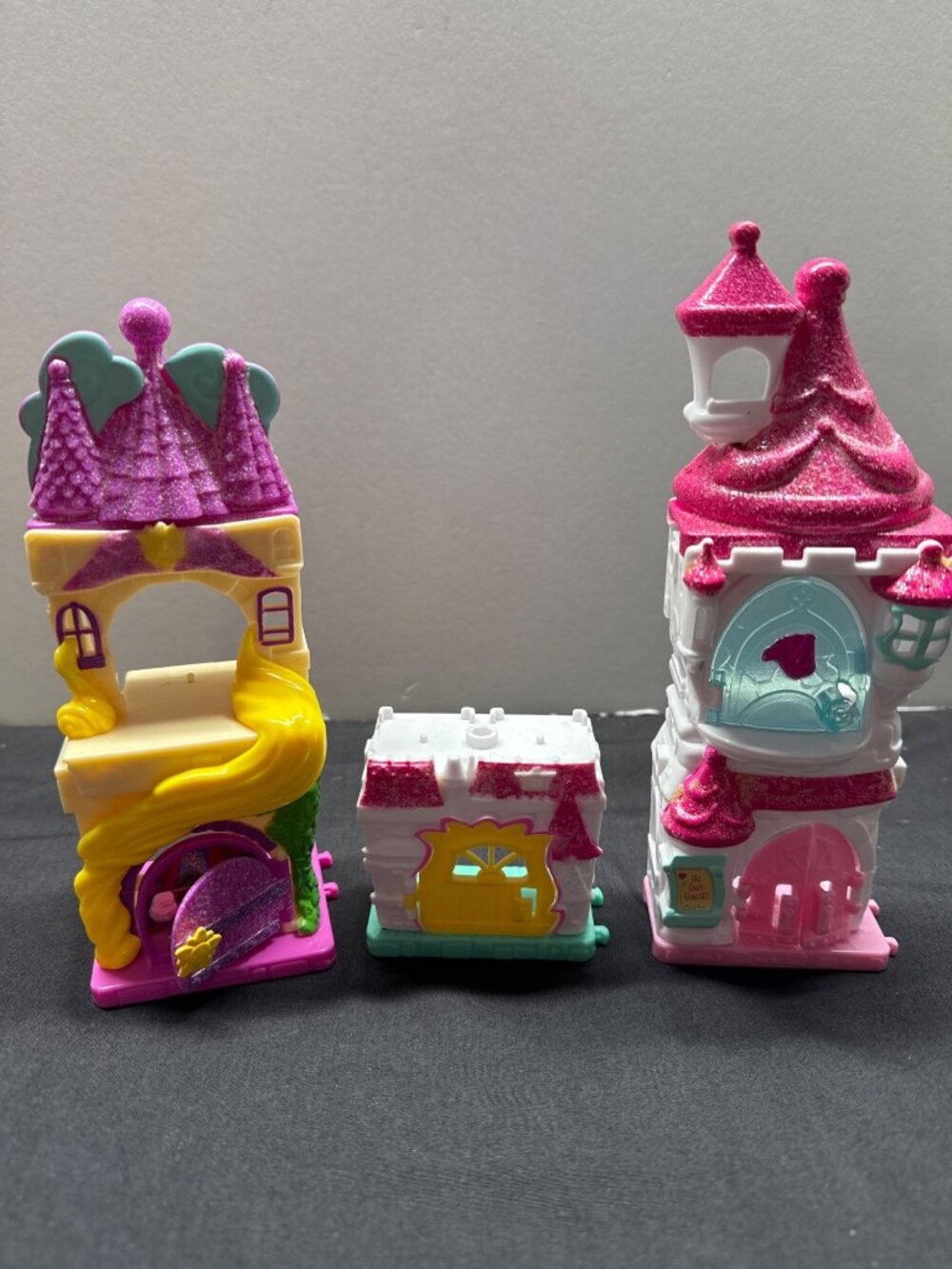 Disney Doorables Rapunzel & Cinderella Glittery Mini Playsets Replacements
